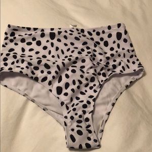 High waisted bathing suit bottoms